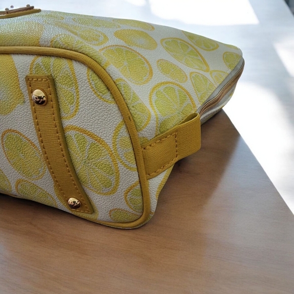 Dooney & Bourke Lemon Print Zip Satchel - Picture 8 of 16